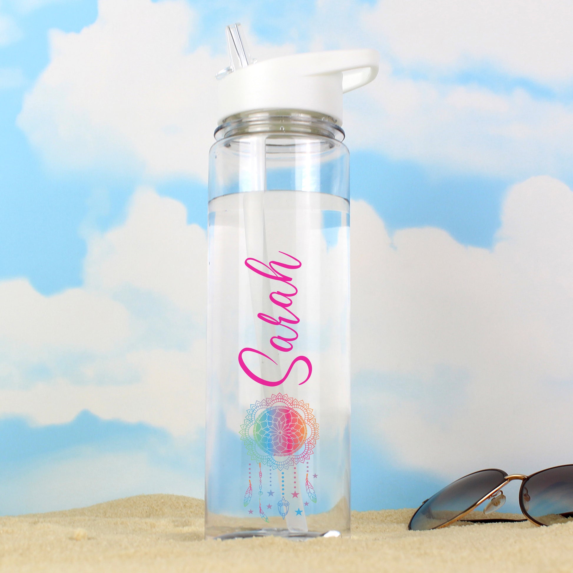 Personalised Dream Catcher Name Only Water Bottle - MK&JD Gifts