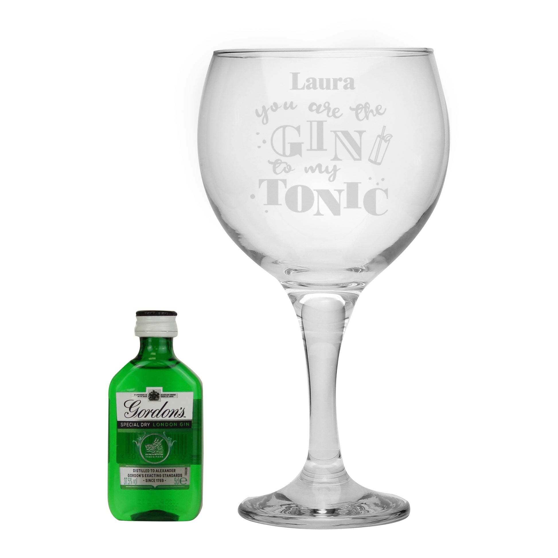 Personalised Gin To My Tonic Gin Set - MK&JD Gifts