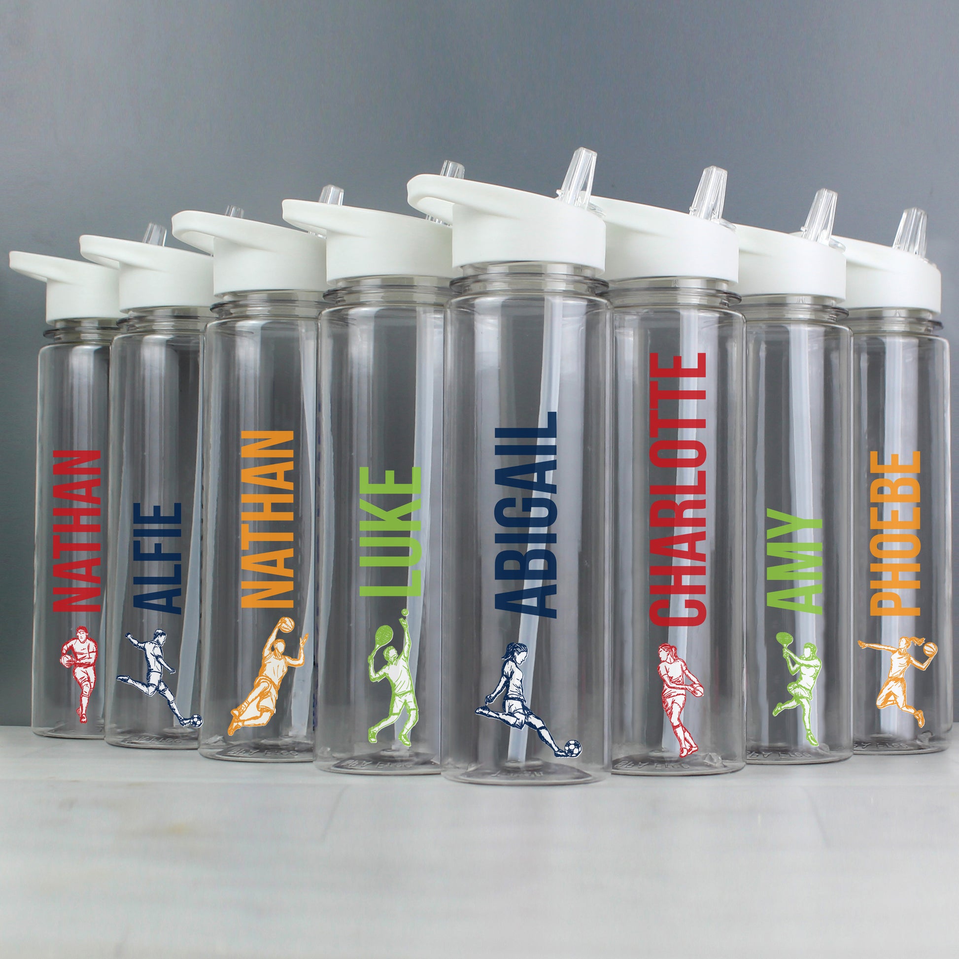 Personalised Sports Name Only Water Bottle - MK&JD Gifts