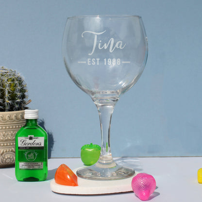 Personalised Established Gin Gift Set - MK&JD Gifts