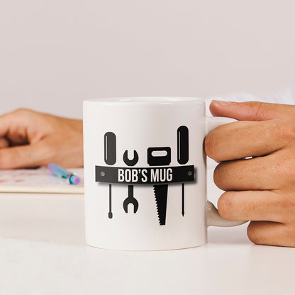 Personalised Tool Bench Mug - MK&JD Gifts