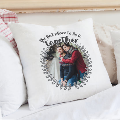 Personalised Better Together Photo Upload Cushion - MK&JD Gifts