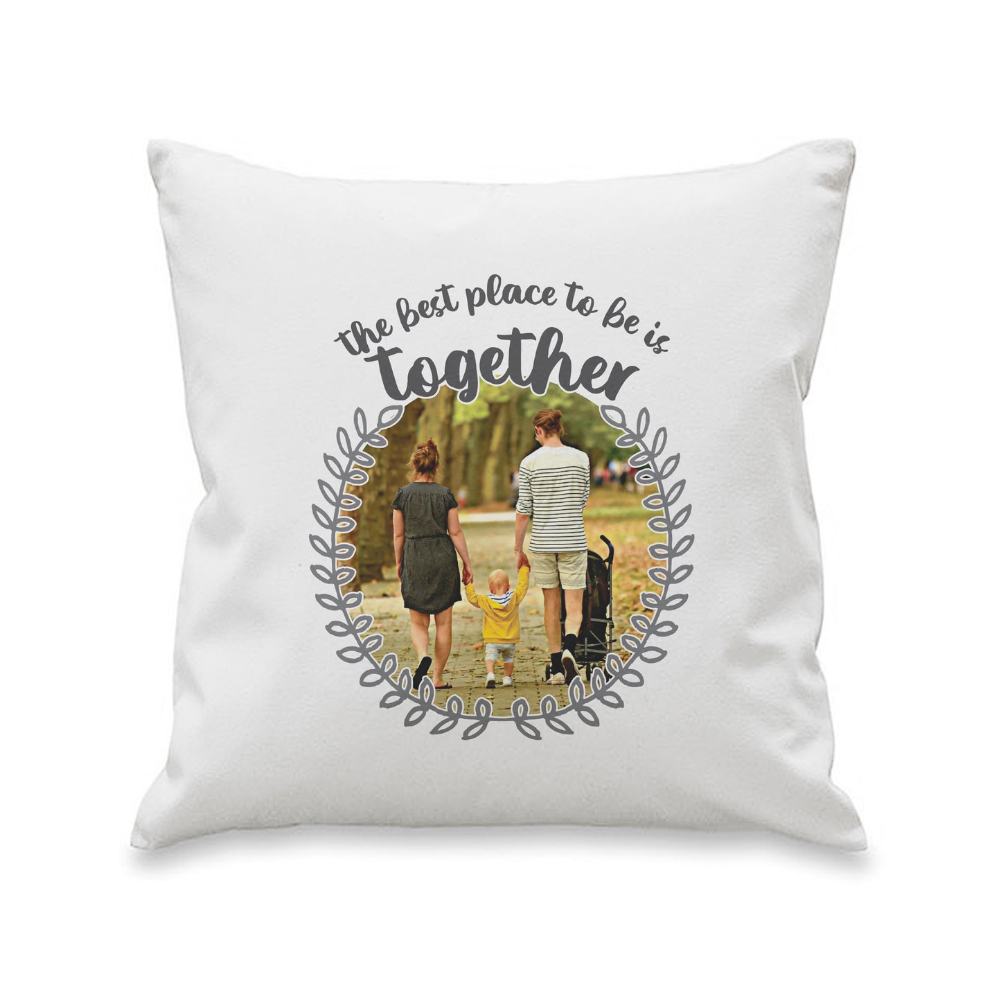 Personalised Better Together Photo Upload Cushion - MK&JD Gifts