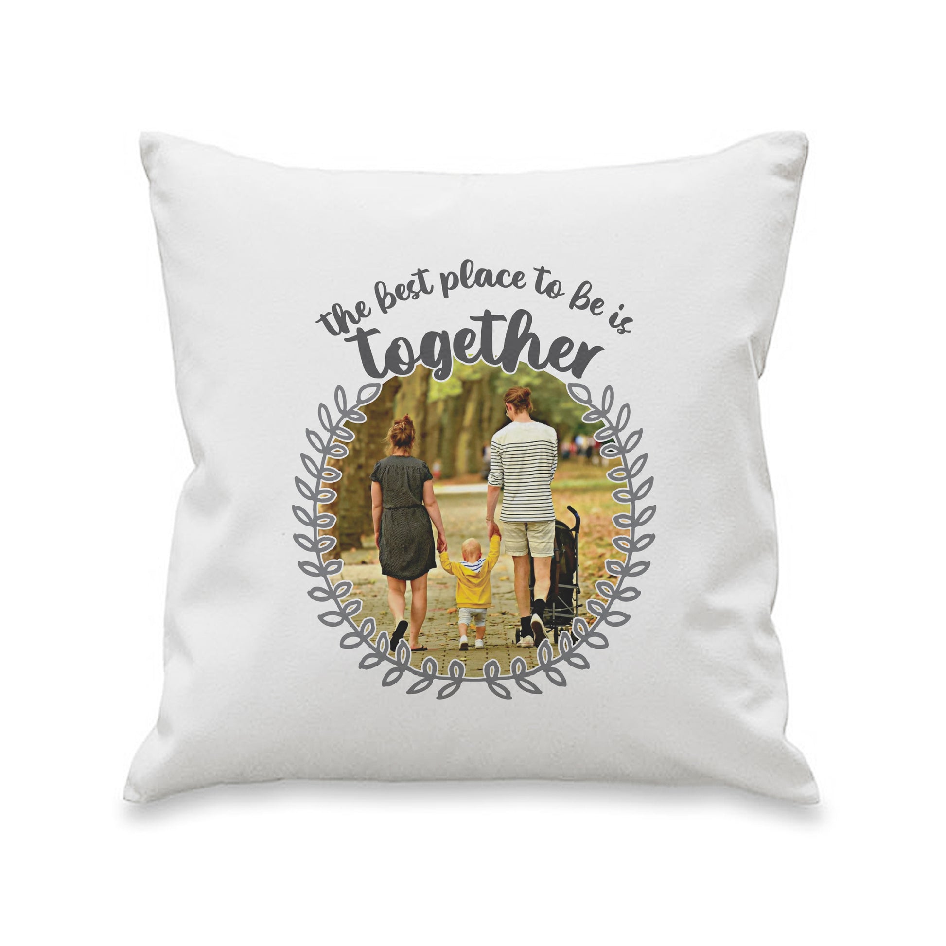 Personalised Better Together Photo Upload Cushion - MK&JD Gifts