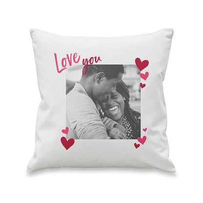 Personalised Love You Photo Upload Cushion - MK&JD Gifts