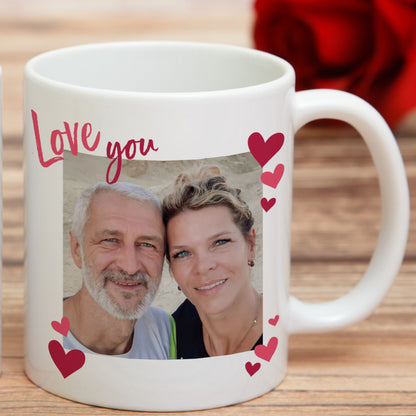 Personalised Love You Photo Upload Mug - MK&JD Gifts
