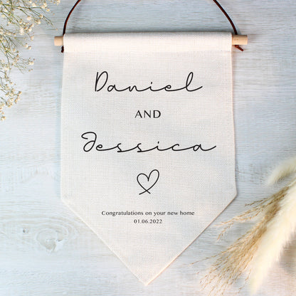 Personalised Wedding Hanging Banner - MK&JD Gifts