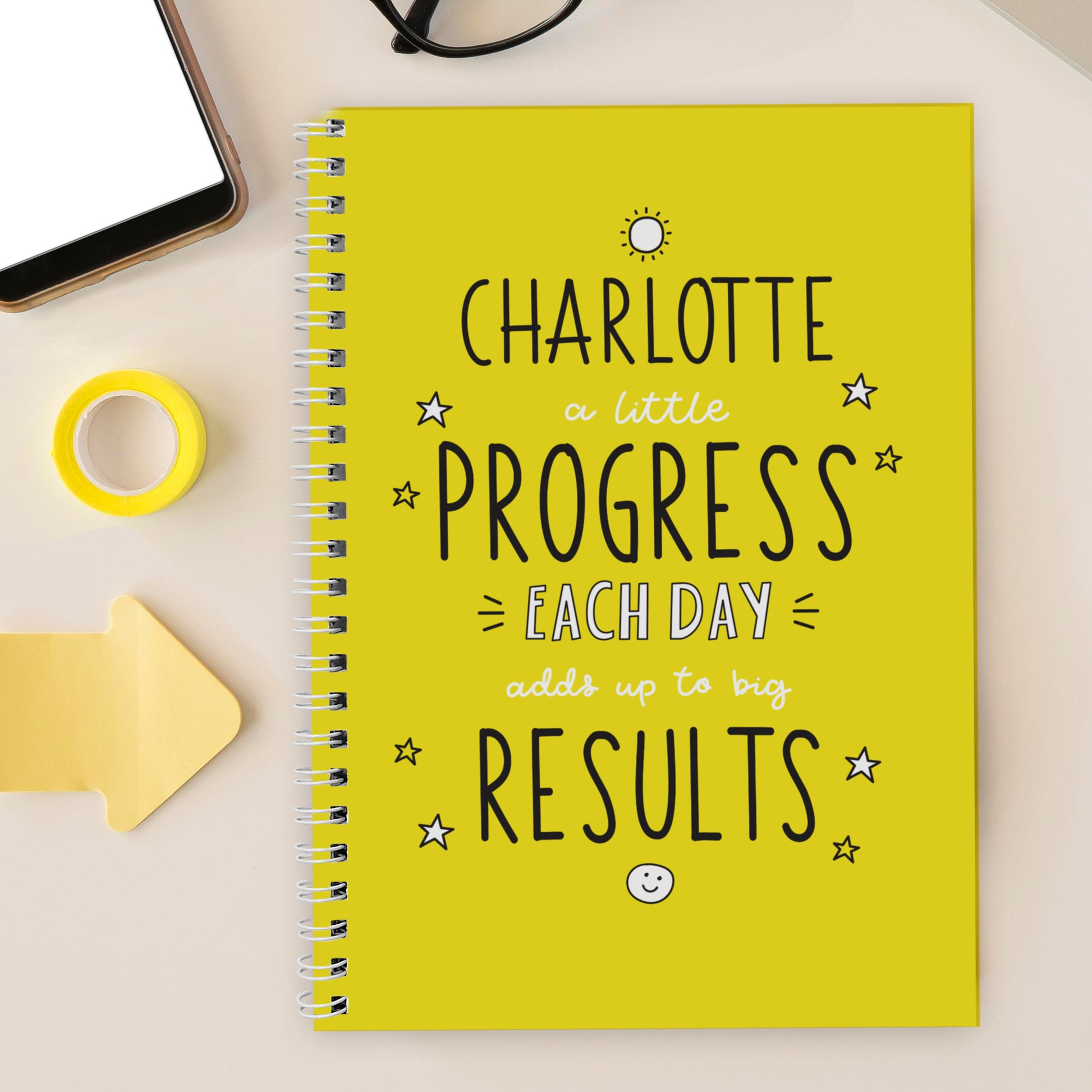 Personalised Mindfulness A5 Journal - MK&JD Gifts