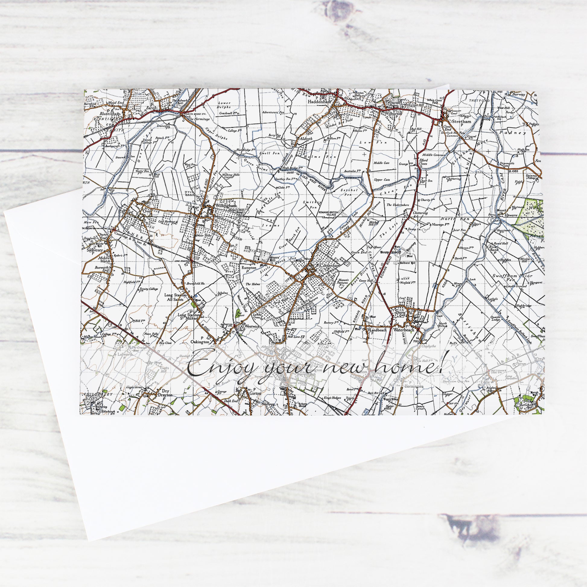 Personalised 1945 - 1948 New Popular Map Card - MK&JD Gifts