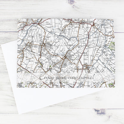 Personalised 1945 - 1948 New Popular Map Card - MK&JD Gifts