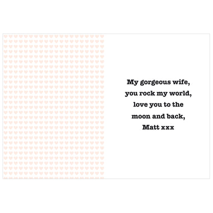 Personalised I HEART Card - MK&JD Gifts
