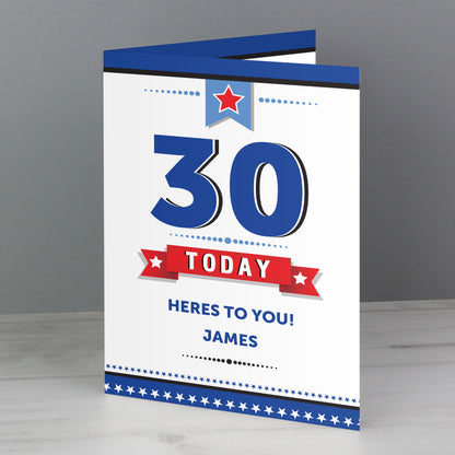 Personalised Birthday Star Card - MK&JD Gifts