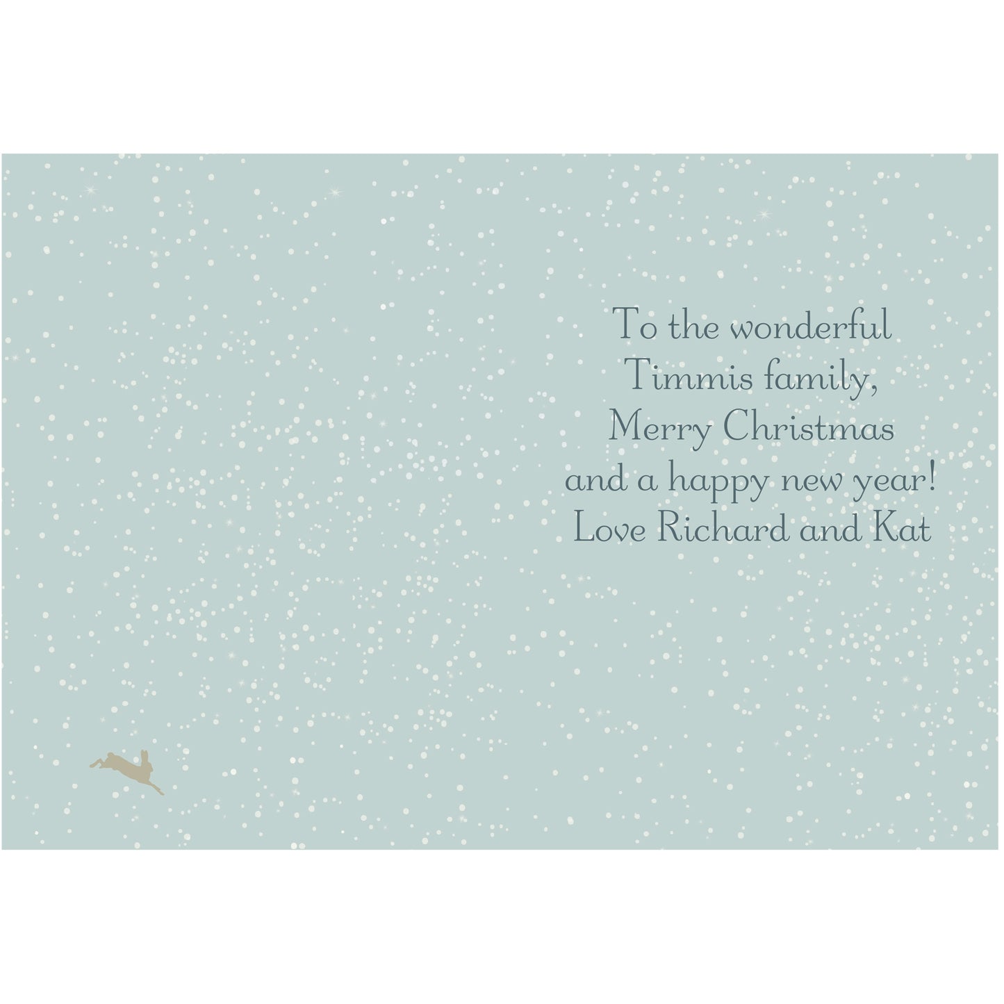 Personalised A Winter's Night Card - MK&JD Gifts