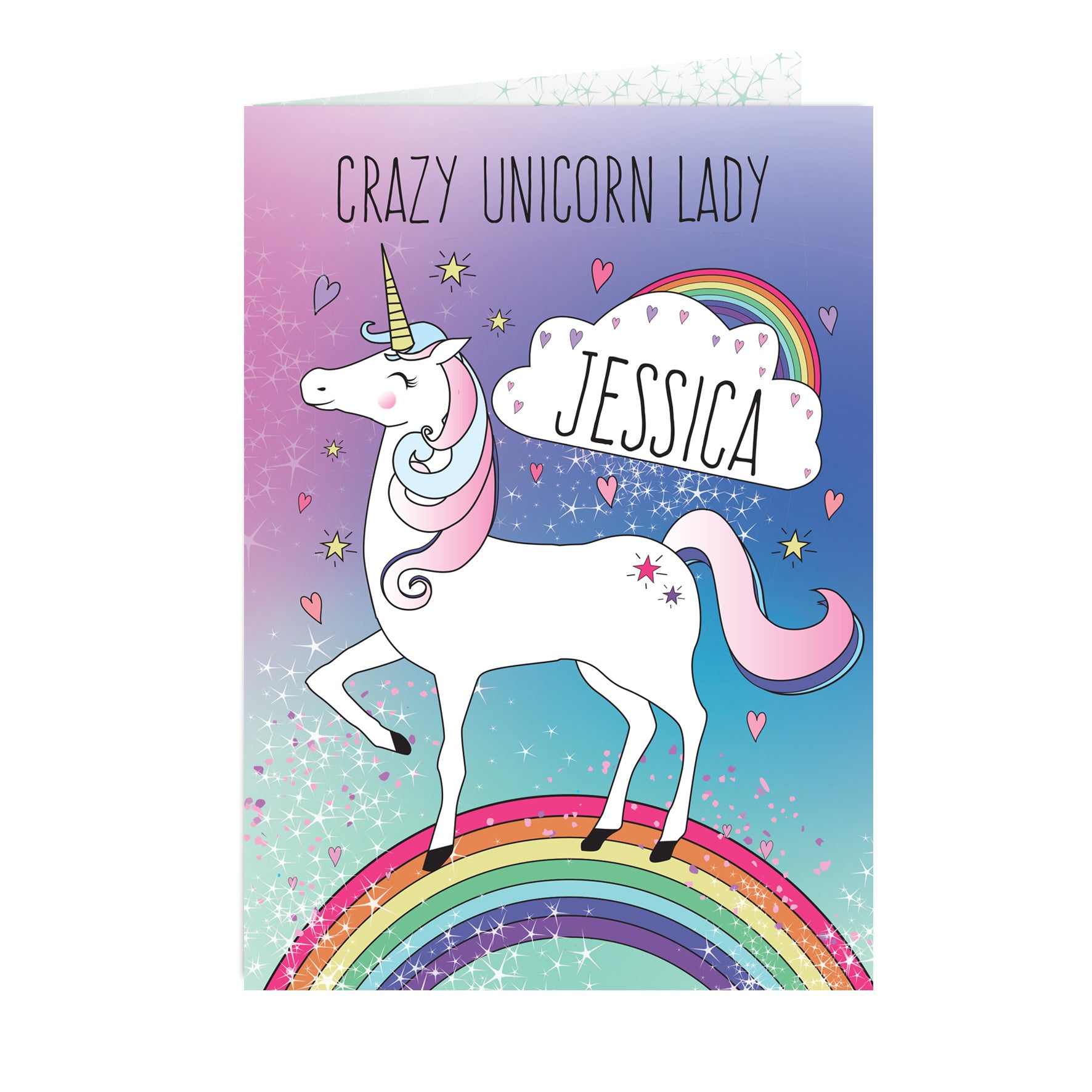 Personalised Unicorn Card - MK&JD Gifts