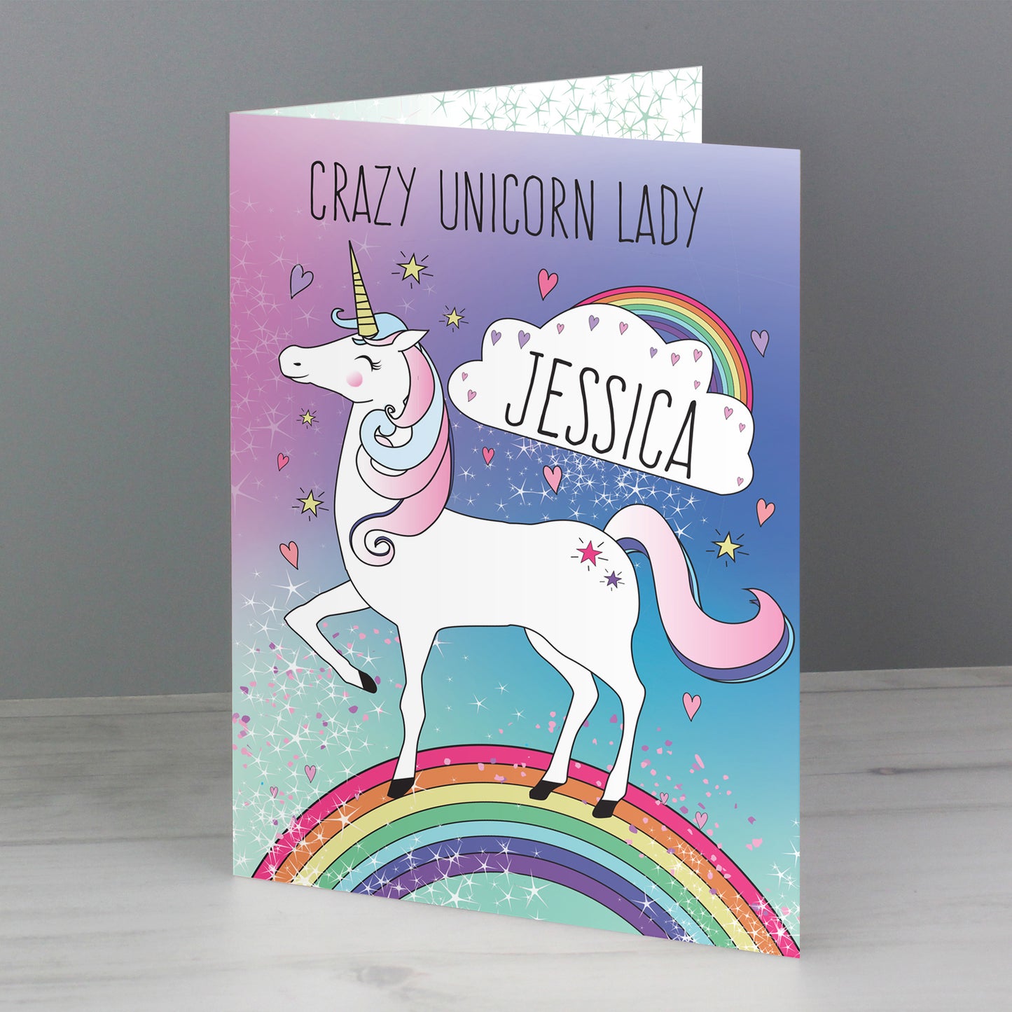 Personalised Unicorn Card - MK&JD Gifts