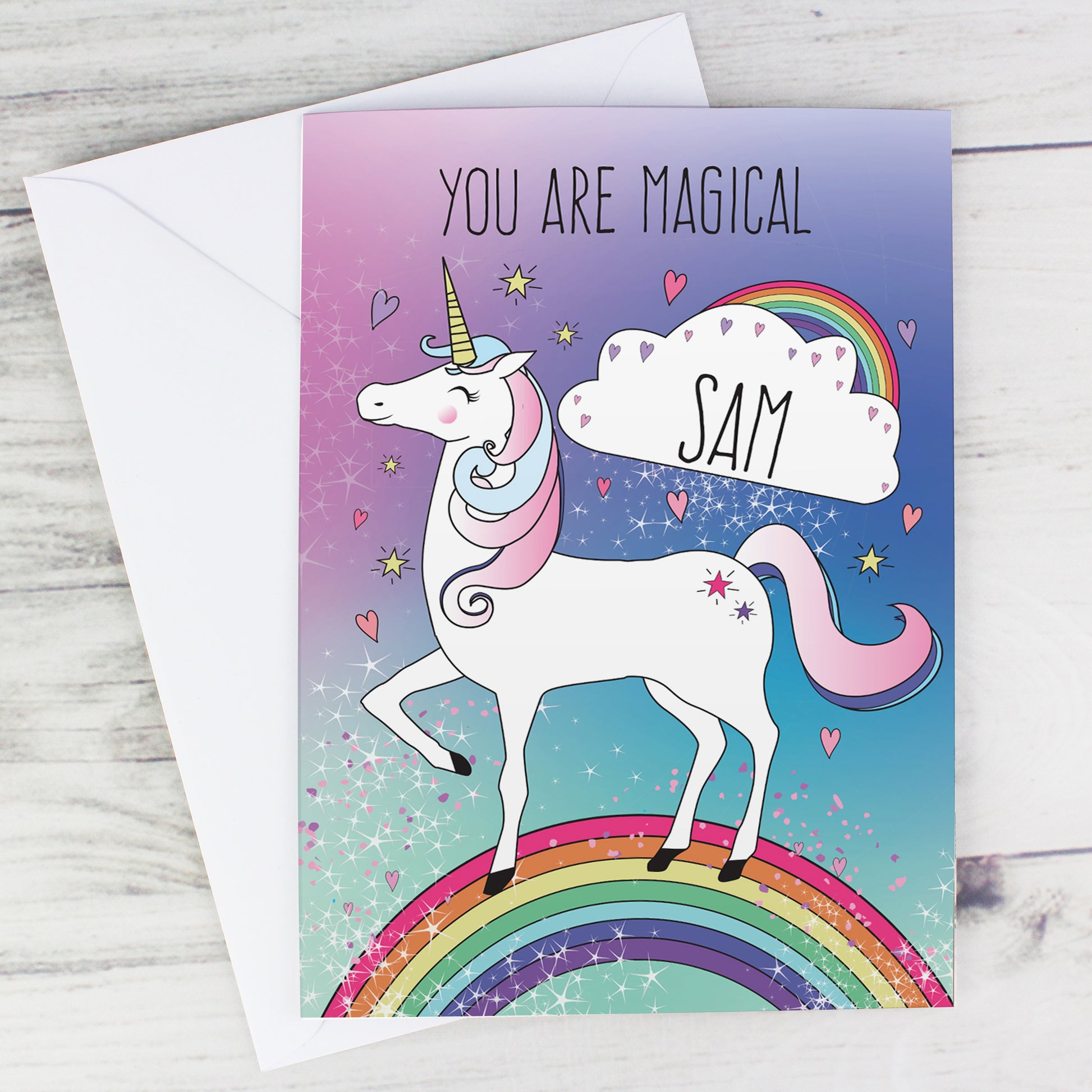 Personalised Unicorn Card - MK&JD Gifts