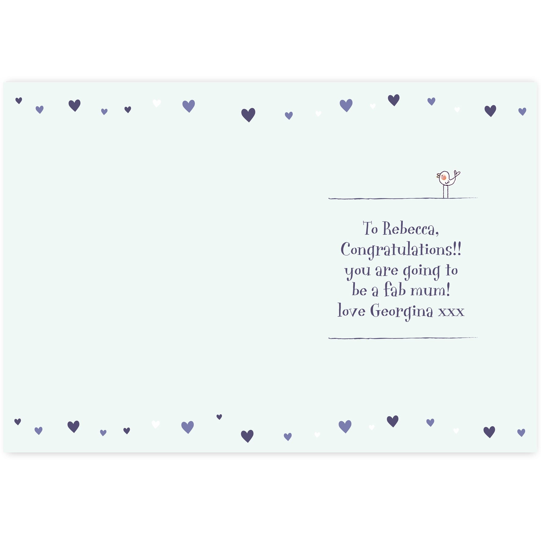 Personalised Baby Shower Umbrella Card - MK&JD Gifts