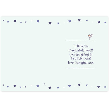 Personalised Baby Shower Umbrella Card - MK&JD Gifts