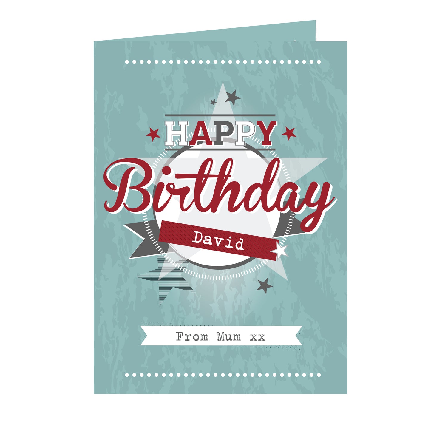 Personalised 50s Retro Card - MK&JD Gifts