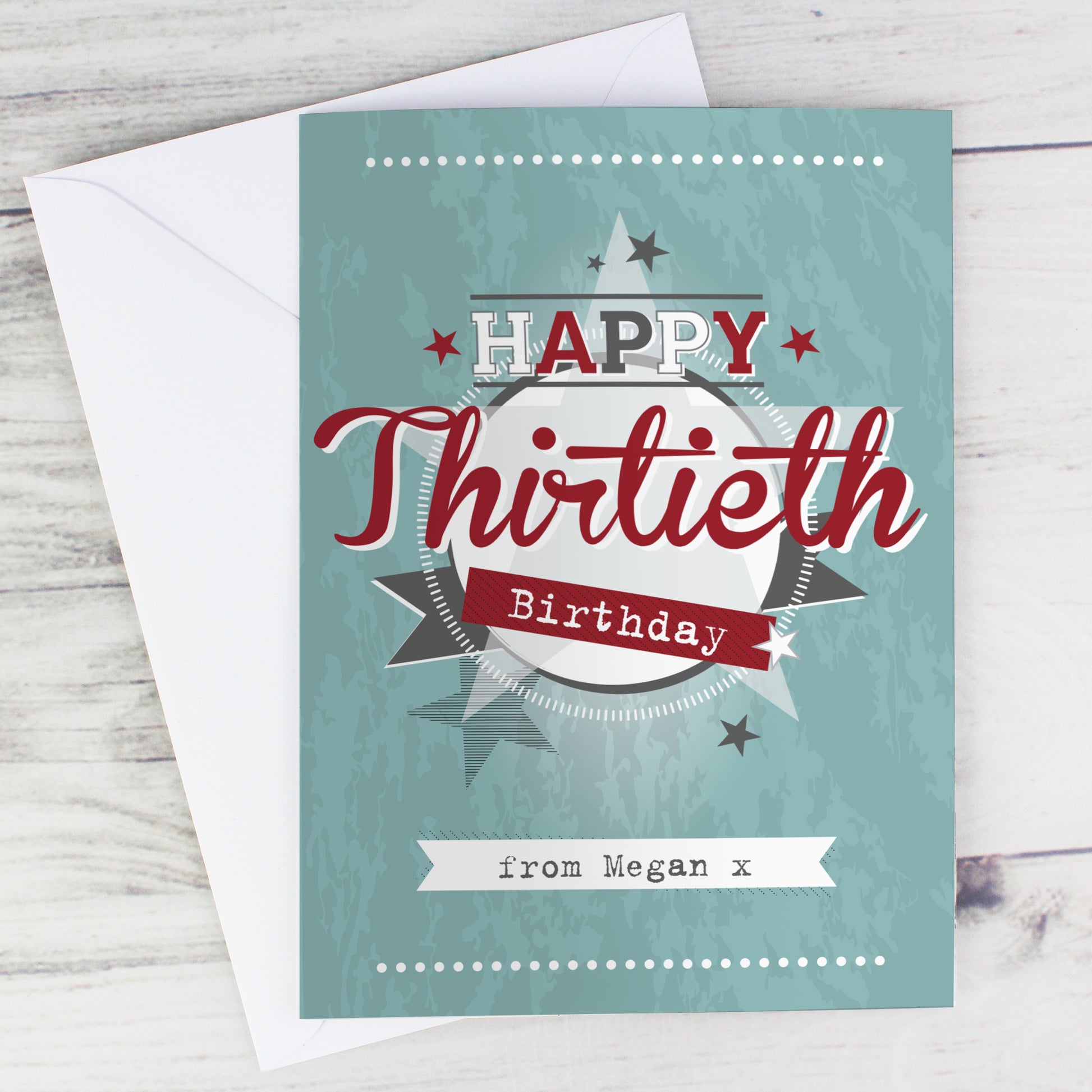 Personalised 50s Retro Card - MK&JD Gifts