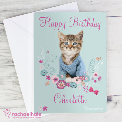 Personalised Rachael Hale Cute Kitten Card - MK&JD Gifts