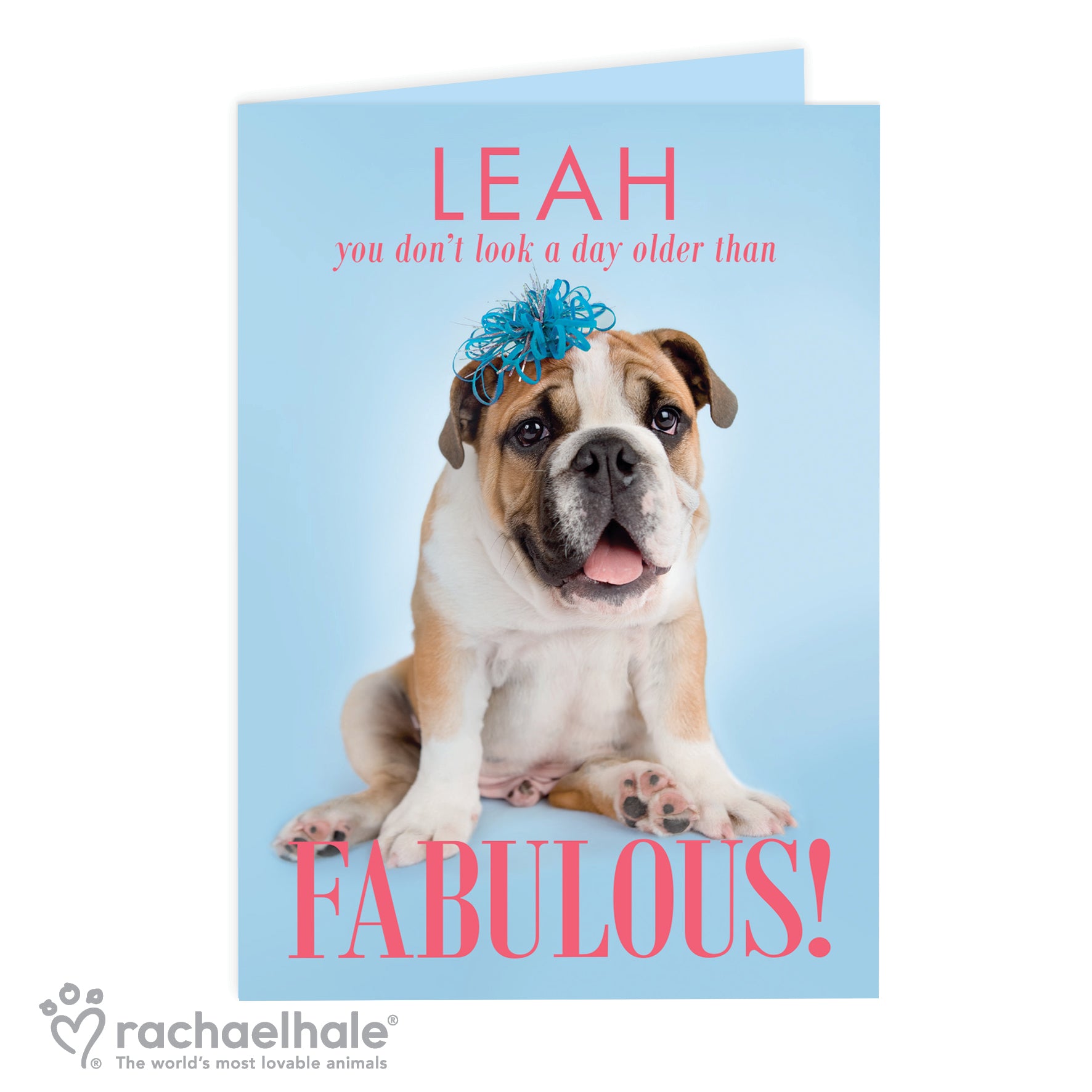 Personalised Rachael Hale Fabulous Birthday Card - MK&JD Gifts