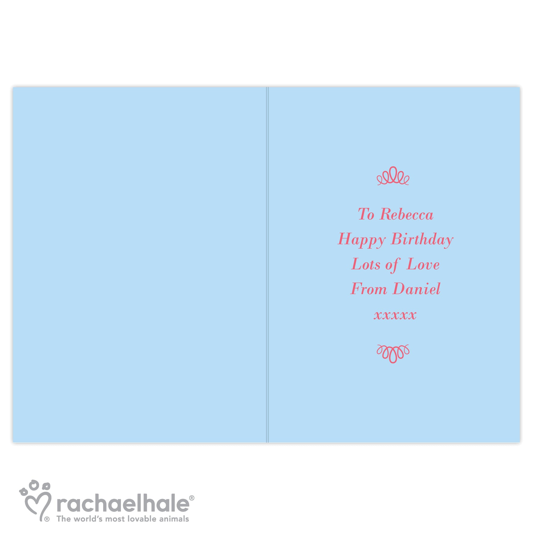 Personalised Rachael Hale Fabulous Birthday Card - MK&JD Gifts