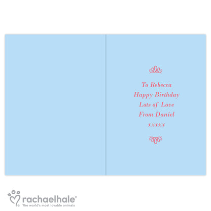 Personalised Rachael Hale Fabulous Birthday Card - MK&JD Gifts