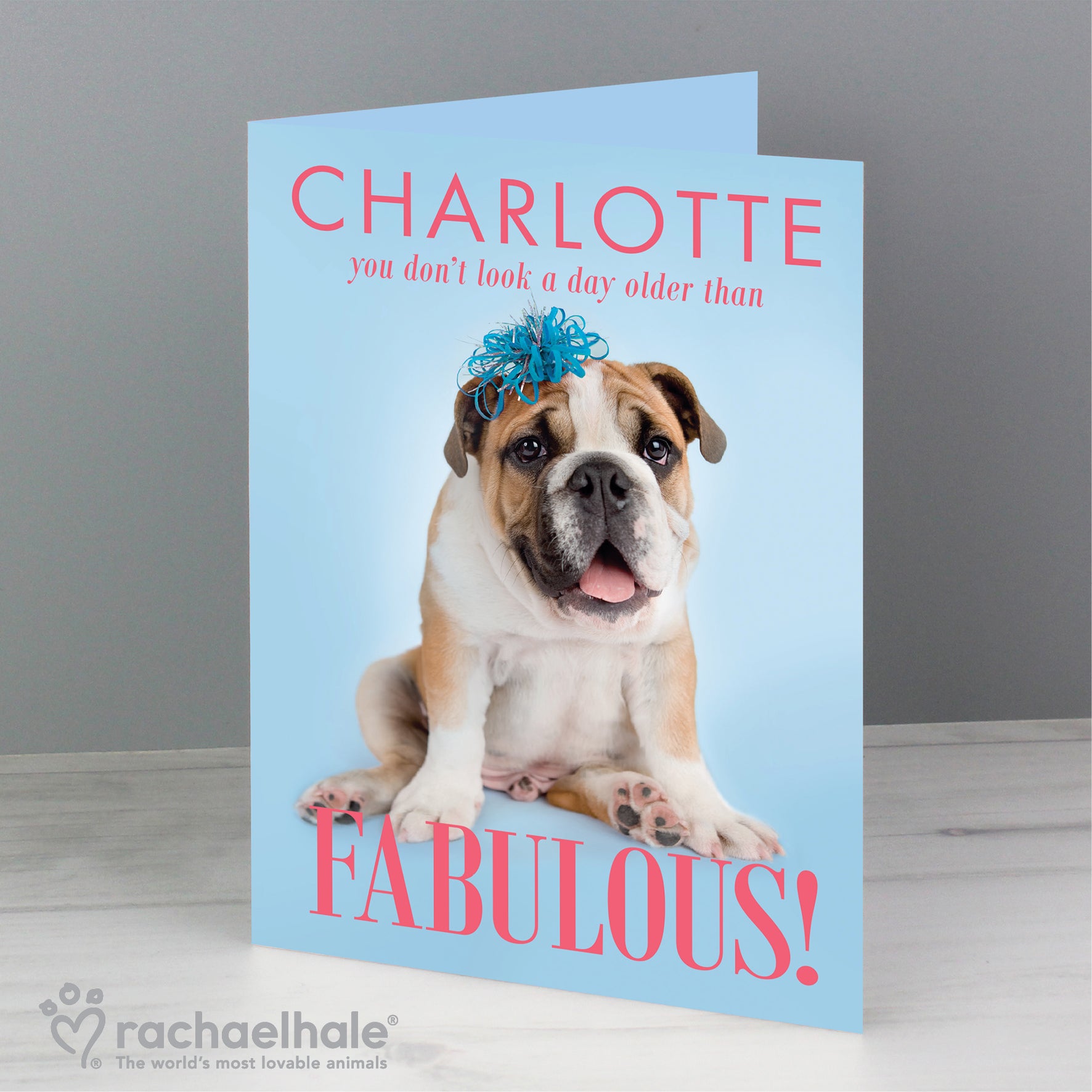 Personalised Rachael Hale Fabulous Birthday Card - MK&JD Gifts