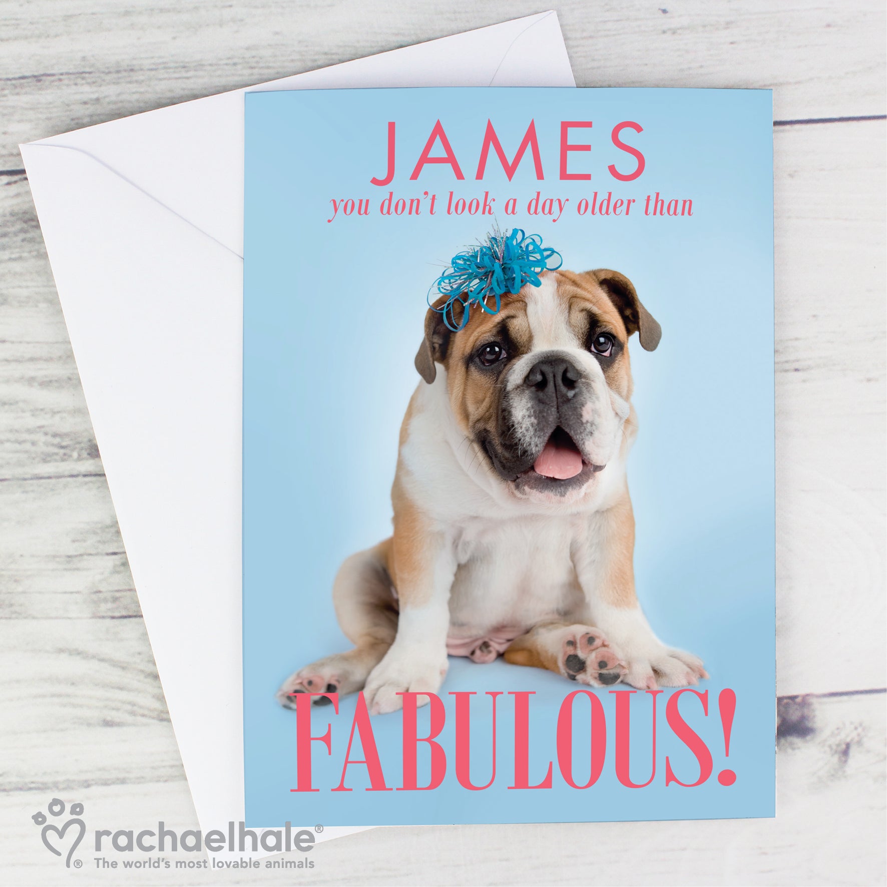 Personalised Rachael Hale Fabulous Birthday Card - MK&JD Gifts