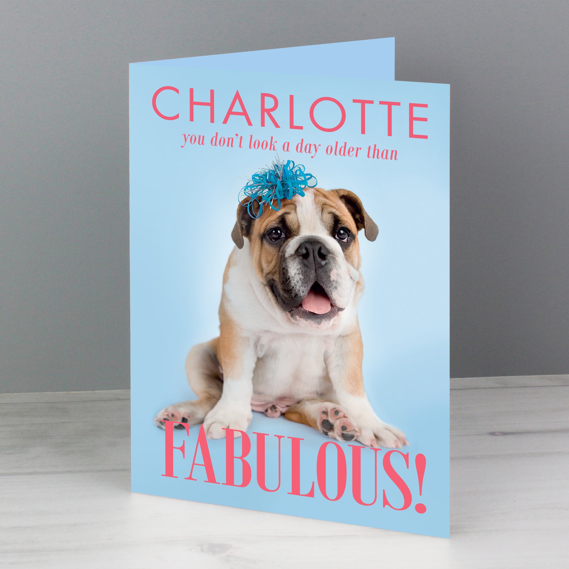 Personalised Rachael Hale Fabulous Birthday Card - MK&JD Gifts
