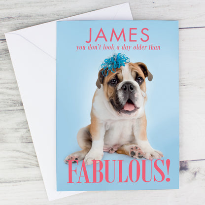 Personalised Rachael Hale Fabulous Birthday Card - MK&JD Gifts