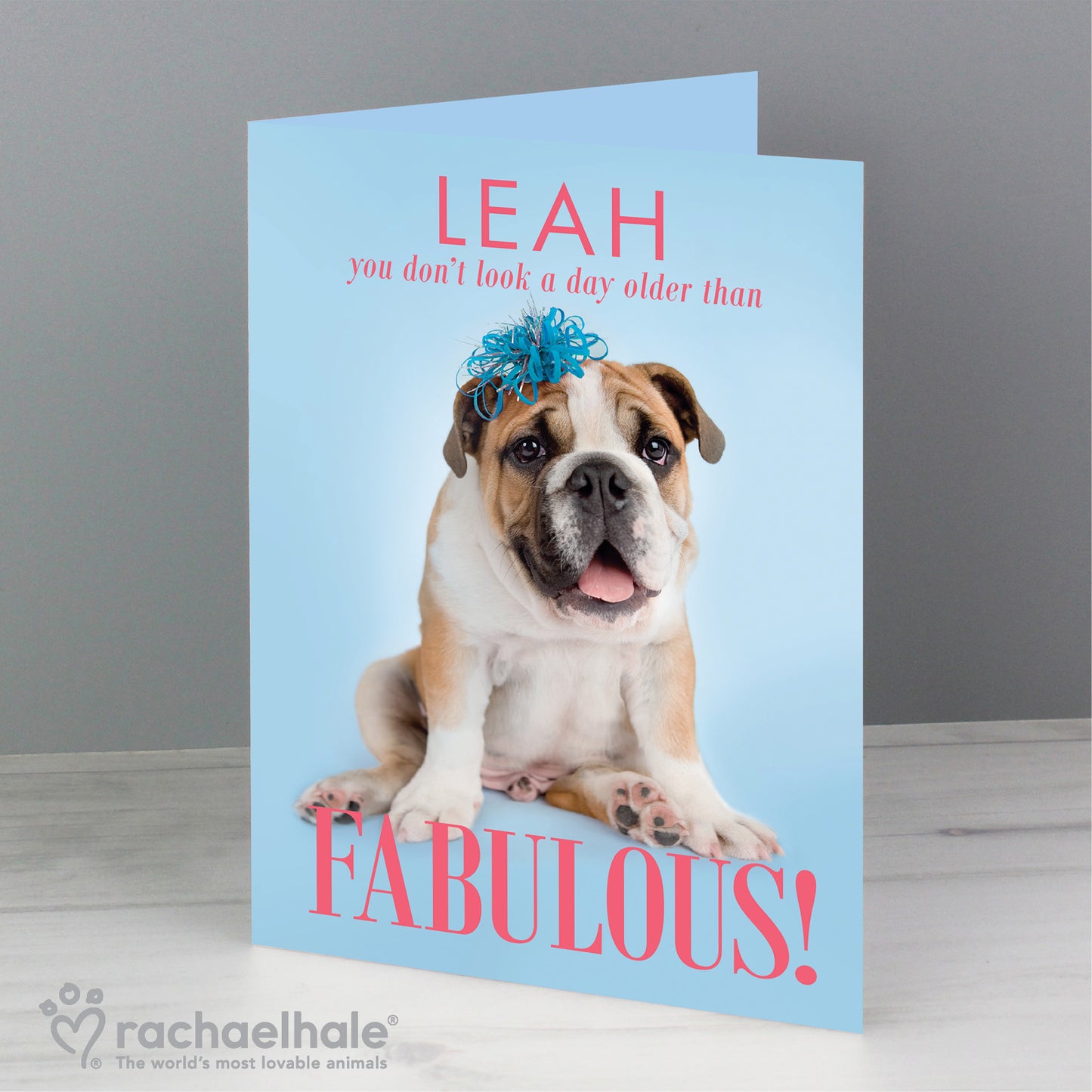 Personalised Rachael Hale Fabulous Birthday Card - MK&JD Gifts