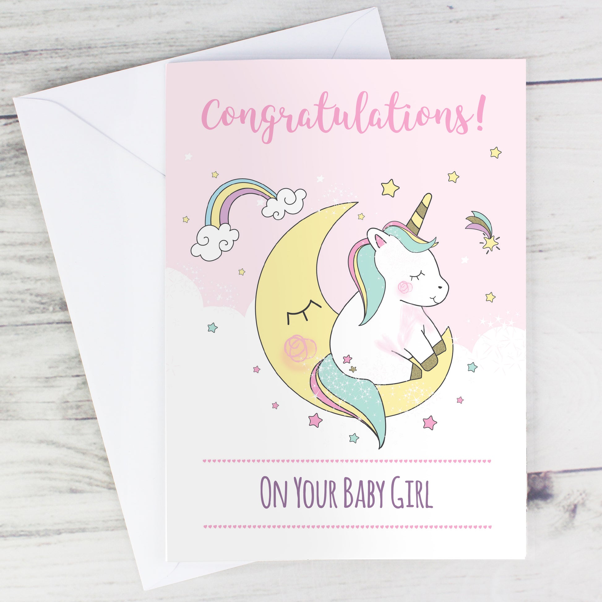Personalised Baby Unicorn Card - MK&JD Gifts