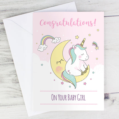 Personalised Baby Unicorn Card - MK&JD Gifts
