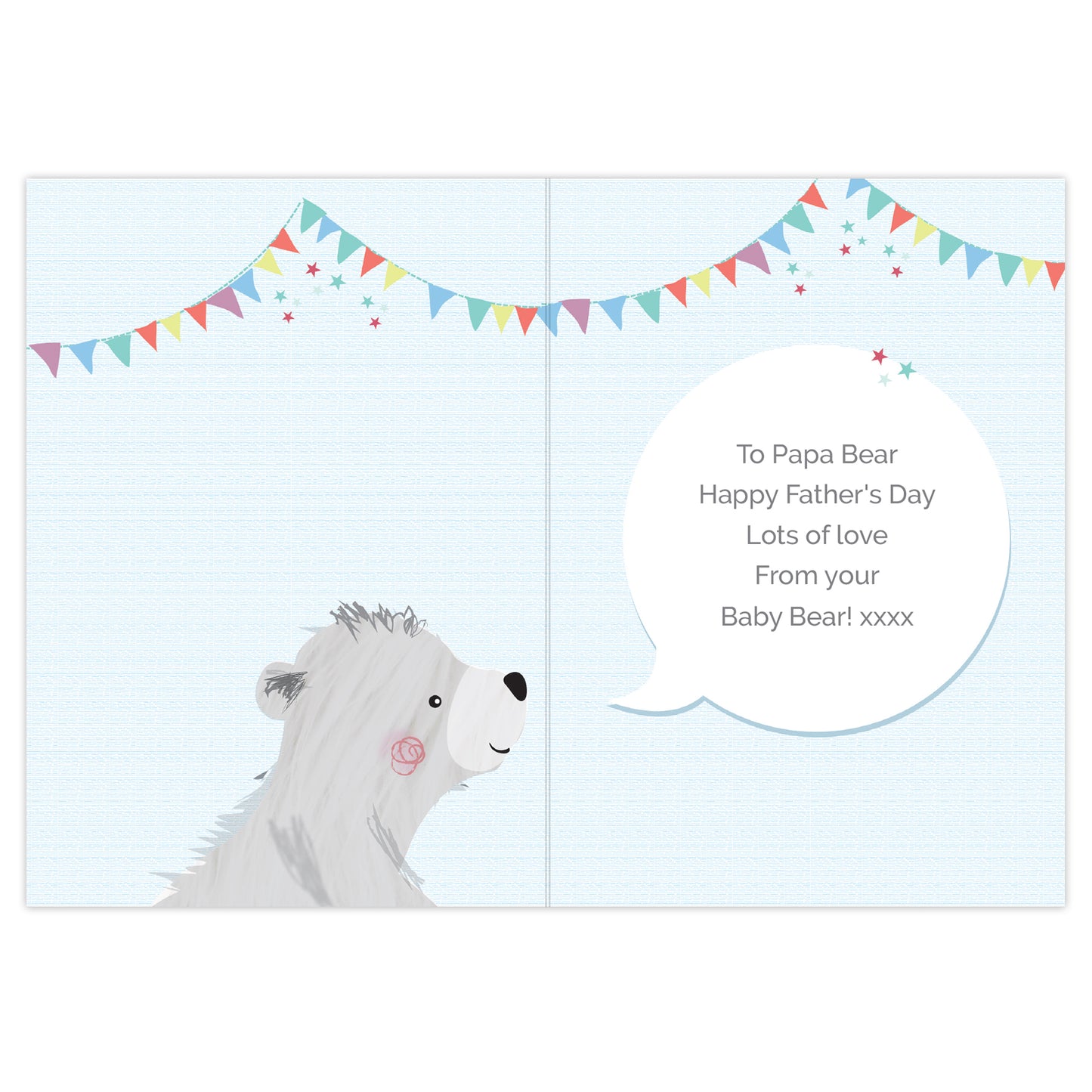 Personalised Daddy Bear Card - MK&JD Gifts
