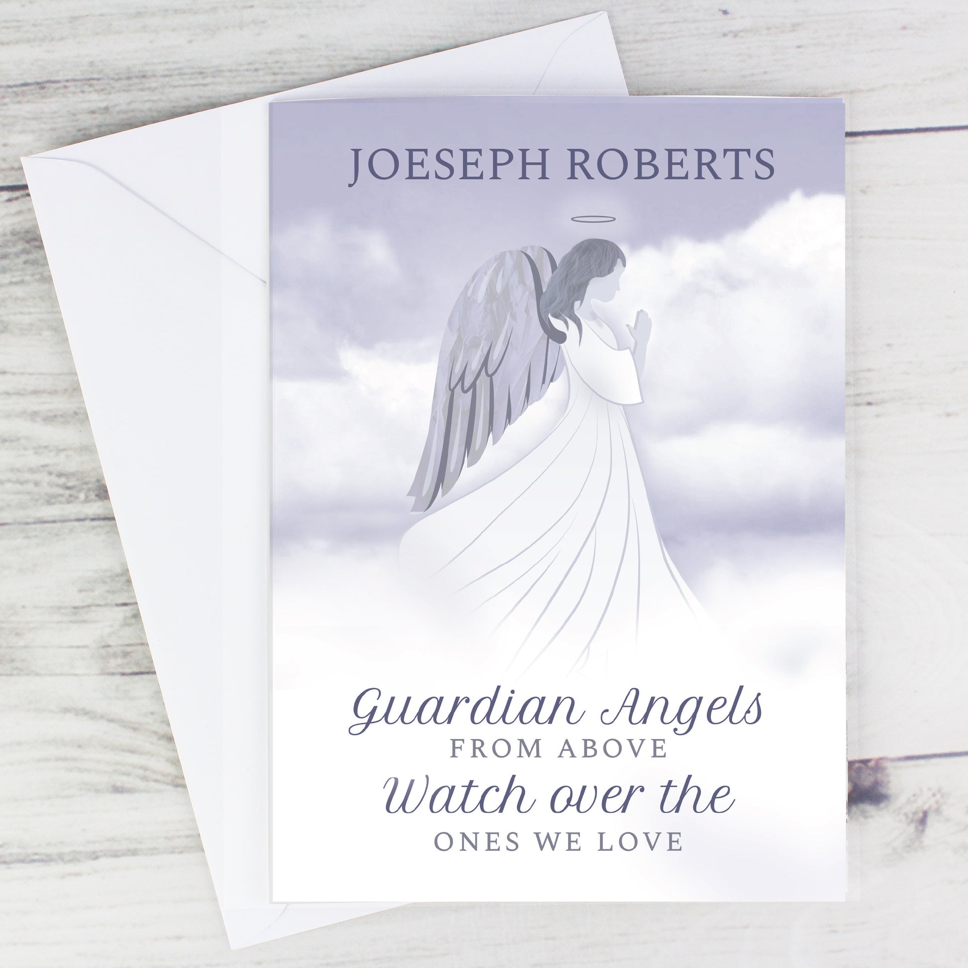 Personalised Guardian Angel Card - MK&JD Gifts
