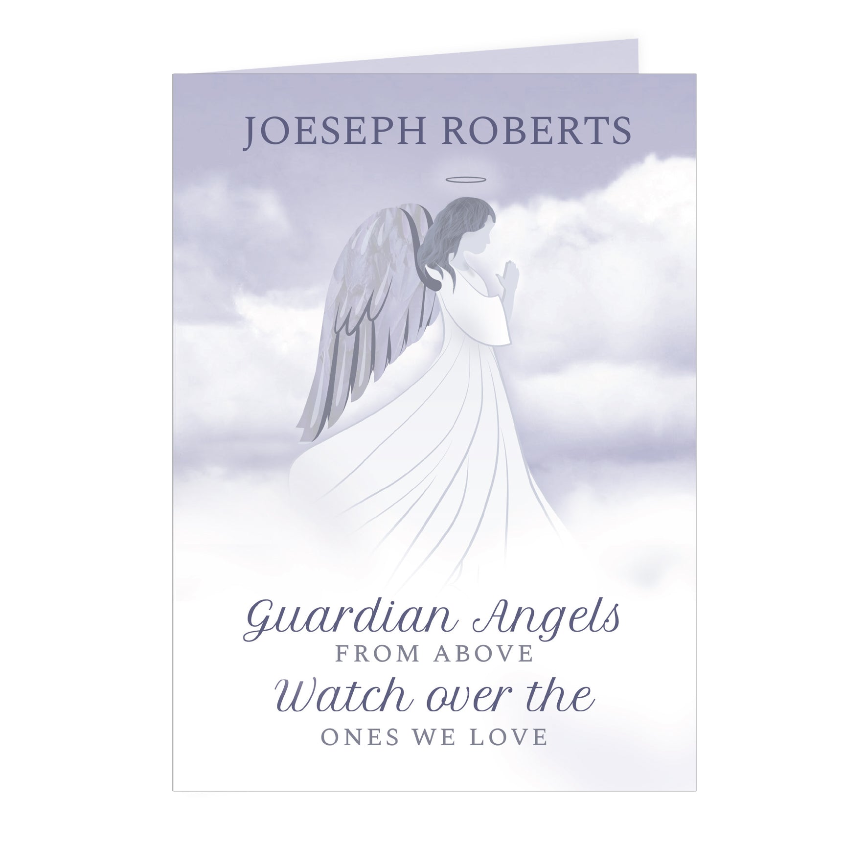 Personalised Guardian Angel Card - MK&JD Gifts