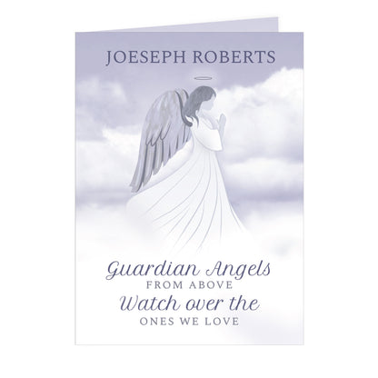 Personalised Guardian Angel Card - MK&JD Gifts
