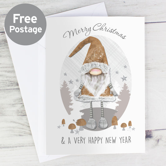 Personalised Christmas Gonk Card - MK&JD Gifts