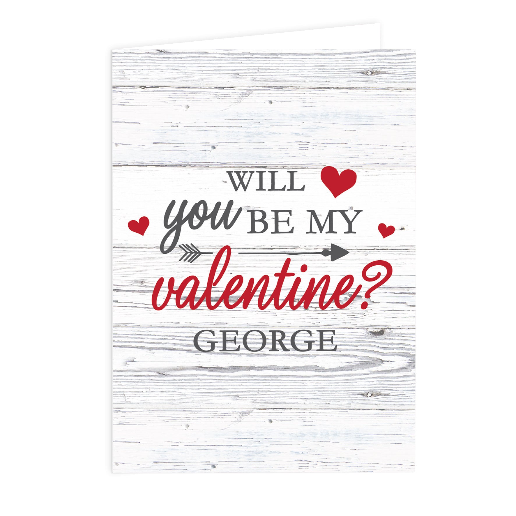 Personalised Be My Valentine Card - MK&JD Gifts