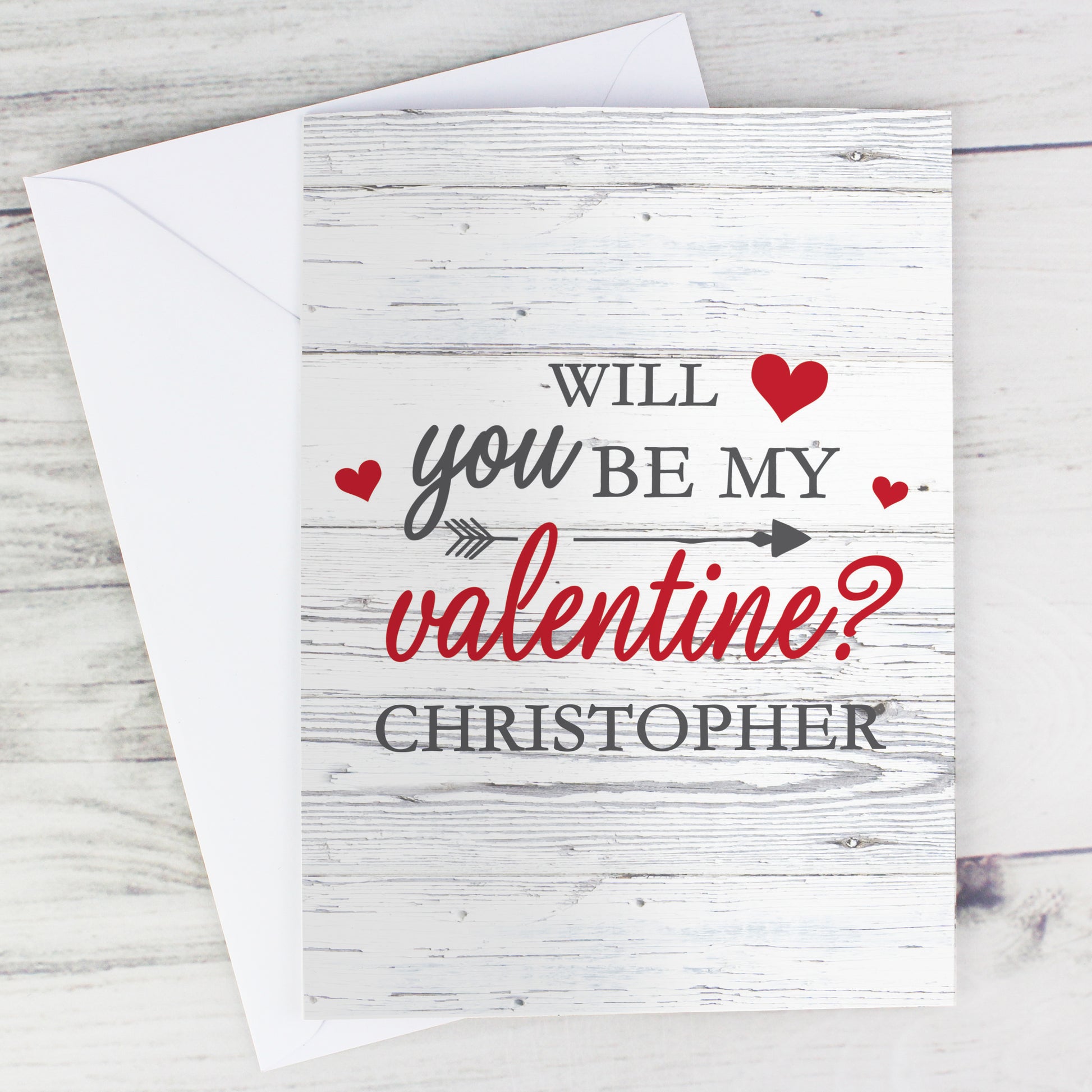 Personalised Be My Valentine Card - MK&JD Gifts