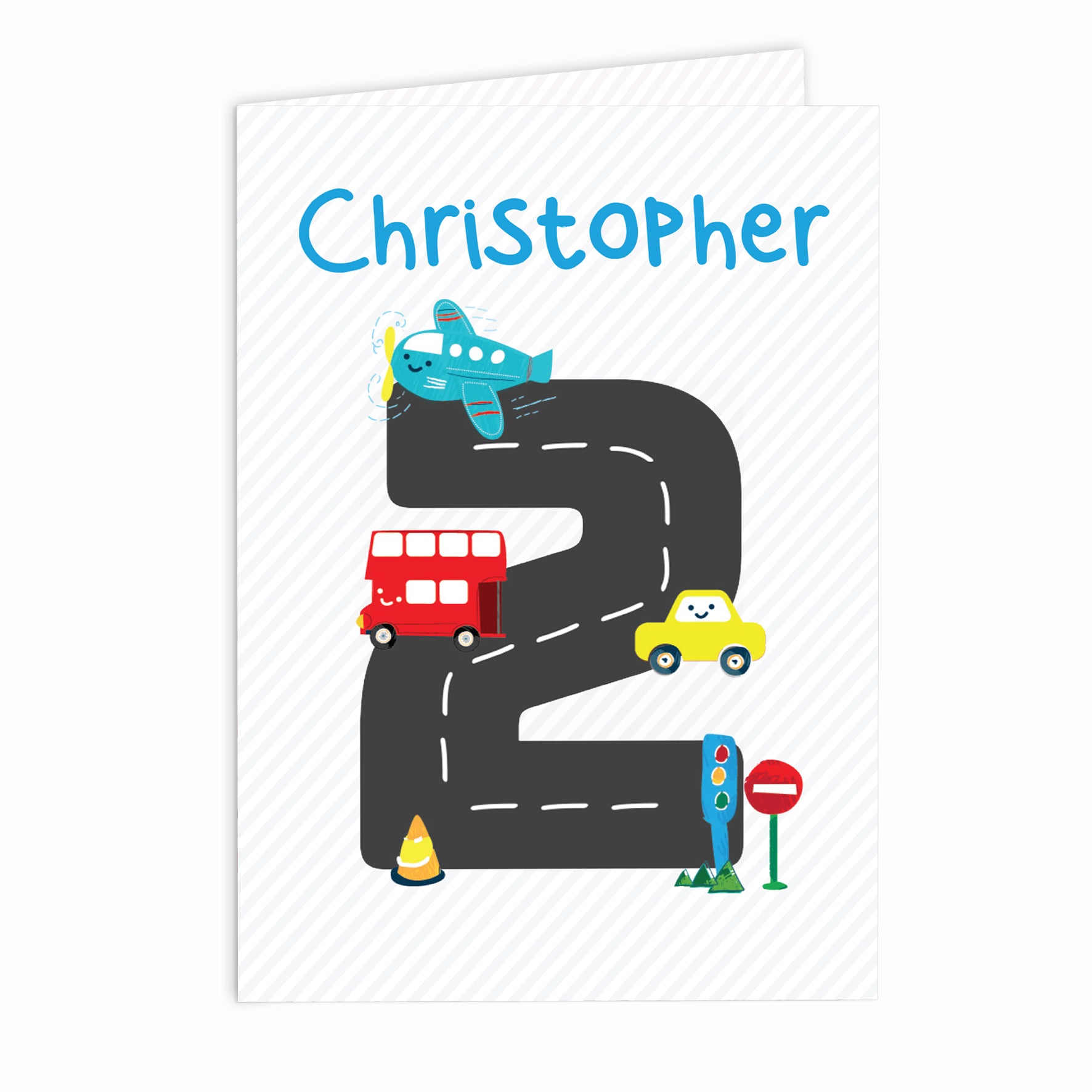 Personalised Vehicles Birthday Card - MK&JD Gifts