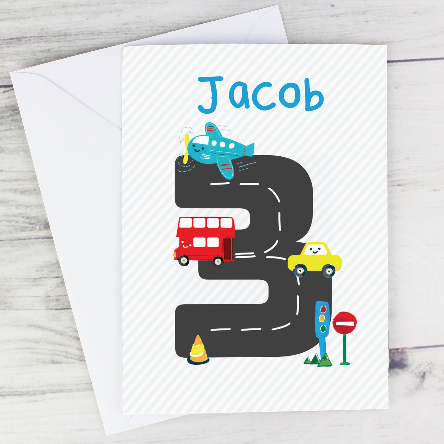 Personalised Vehicles Birthday Card - MK&JD Gifts