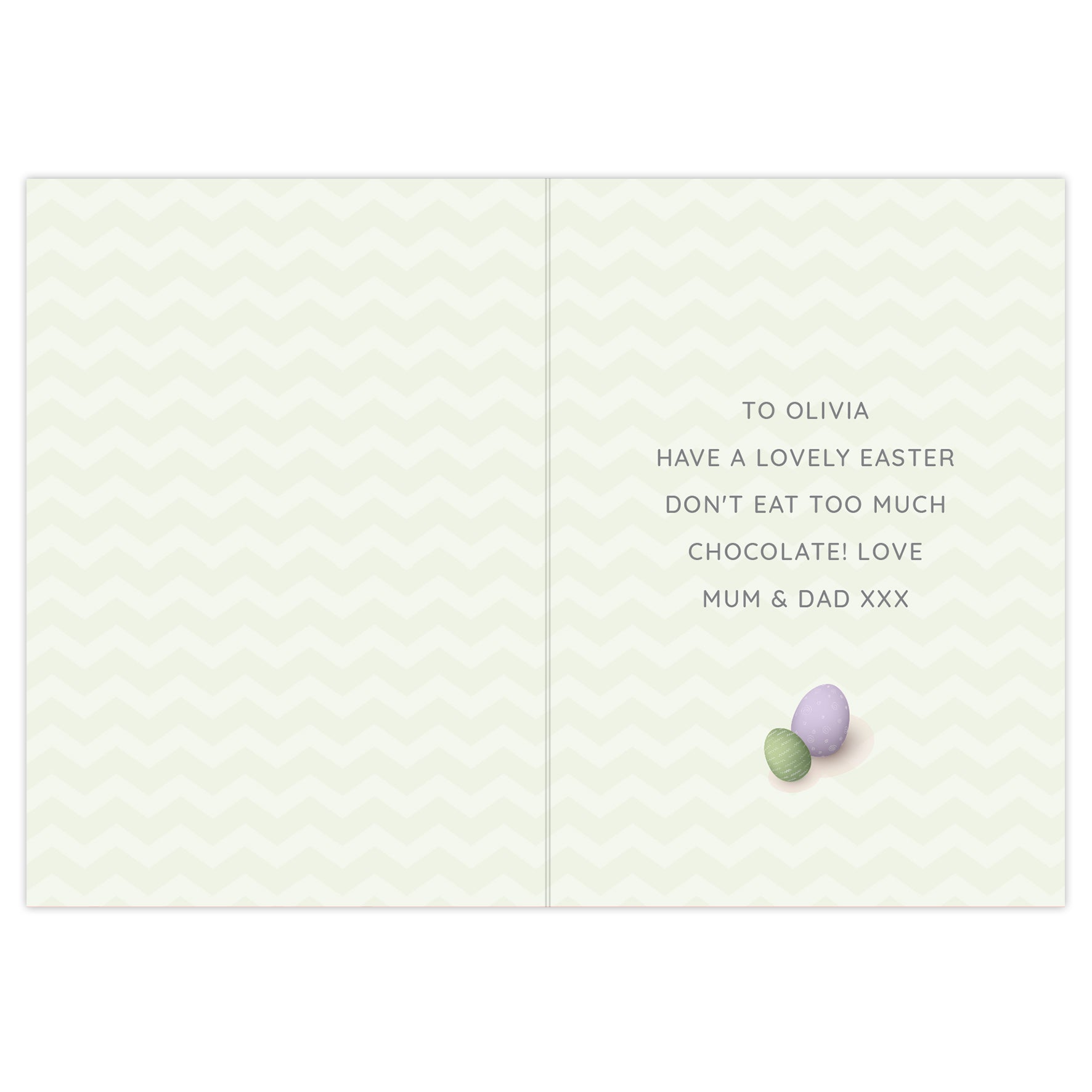 Personalised Easter Bunny Card - MK&JD Gifts