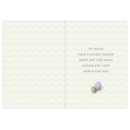 Personalised Easter Bunny Card - MK&JD Gifts