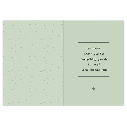 Personalised 'You're Like a Dad to Me' Card - MK&JD Gifts