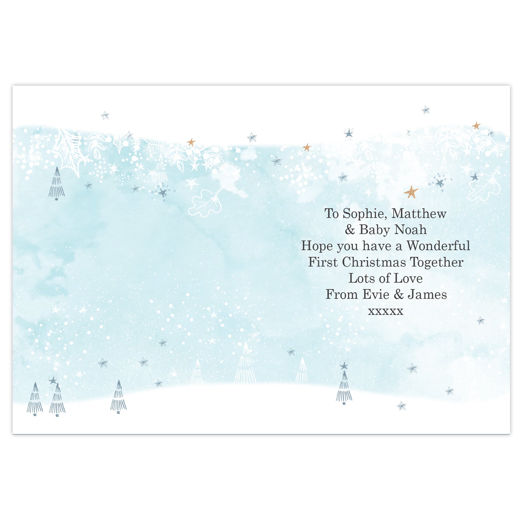 Personalised Polar Bear '1st Christmas As A Family' Card - MK&JD Gifts