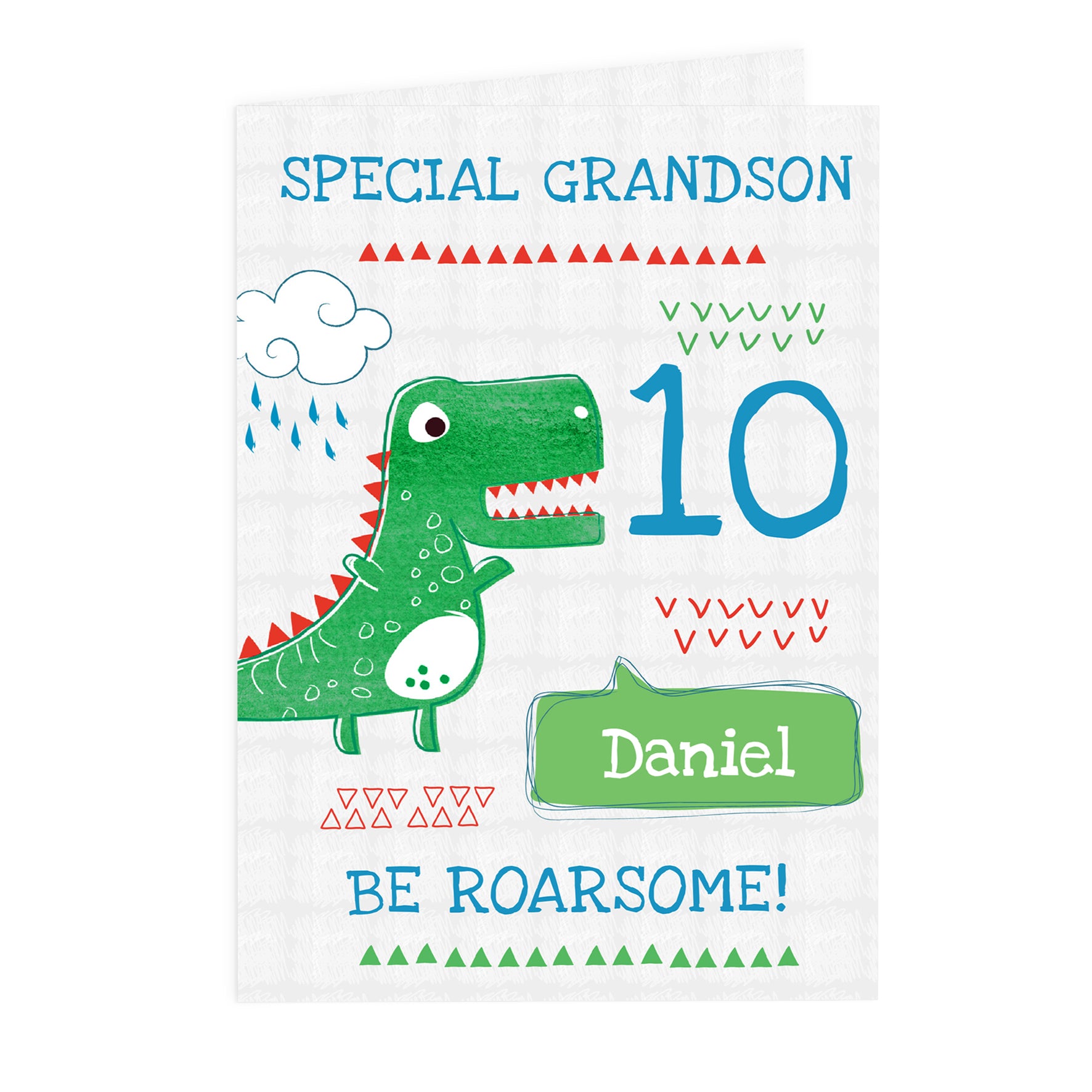 Personalised 'Be Roarsome' Dinosaur Card - MK&JD Gifts