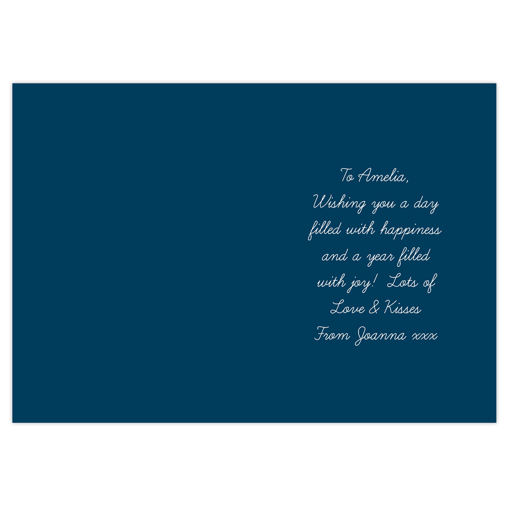 Personalised Floral Age Birthday Card - MK&JD Gifts